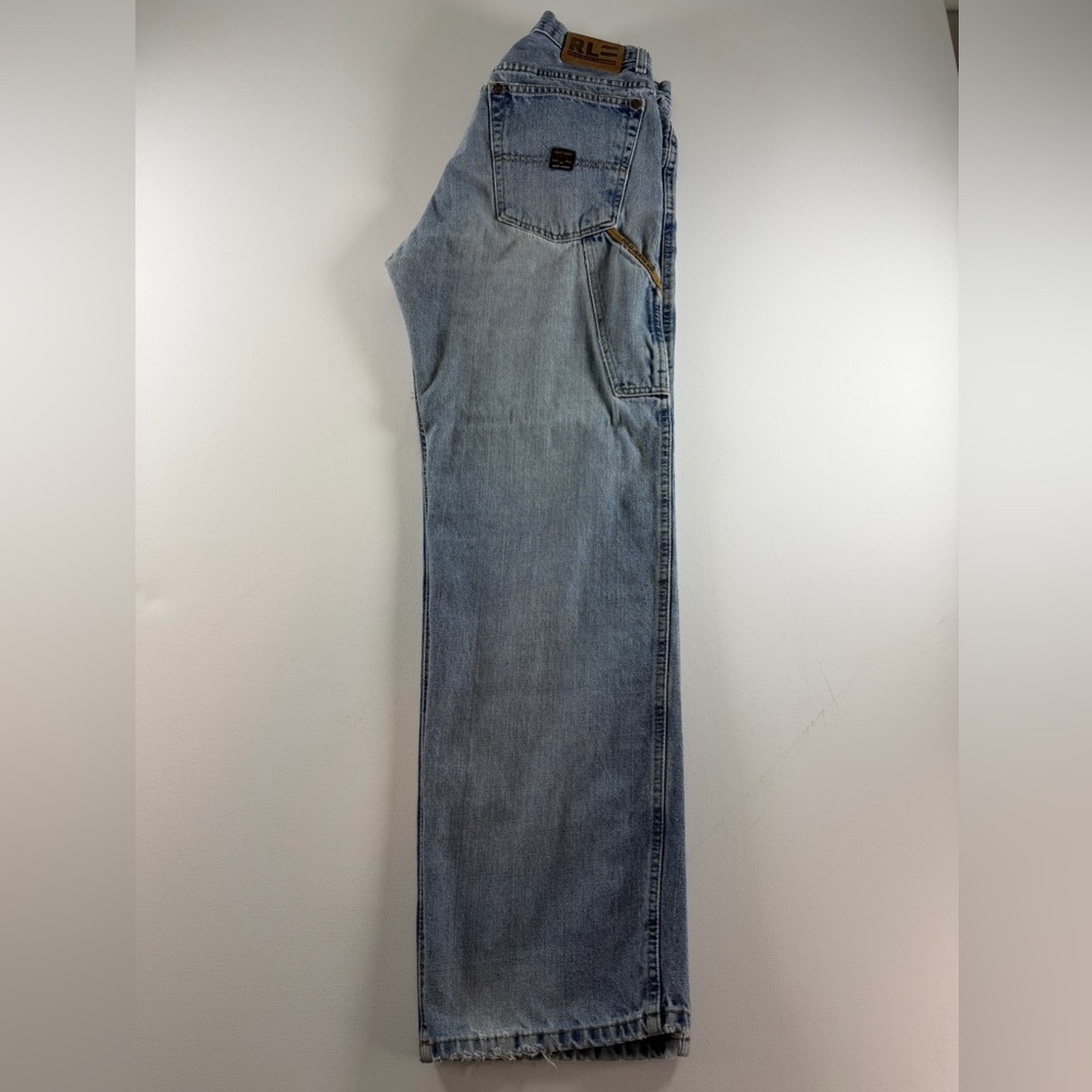 POLO JEANS COMPANY Vintage Y2K 5 Pkt Carpenter Pants 33x32 - Picture 4 of 9
